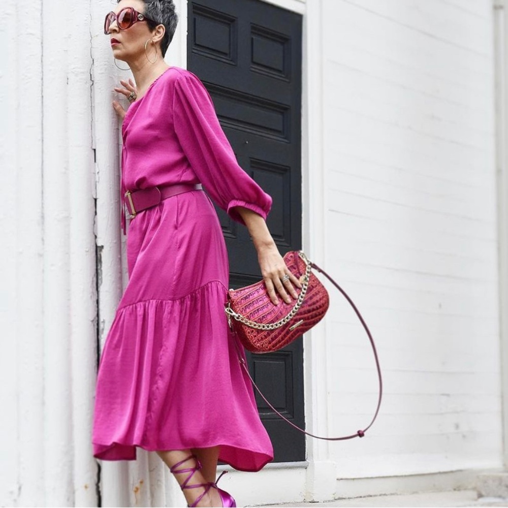 Lucky Brand Women's Fuscia color dress - Picture 9 of 9